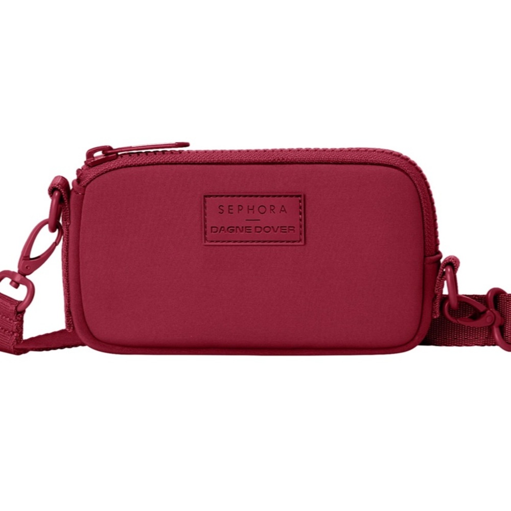 NIB Dagne Dover x Sephora Burgundy Phone Sling